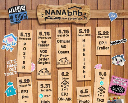 NANA bnb with SEVENTEEN