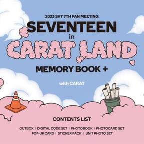 SVT 7TH FAN MEETING &quot;SEVENTEEN IN CARAT LAND 2023&quot; MEMORY BOOK+